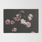 Wild Pink Roses - Flower photography - Dramatic Floral - nature Rug Gallery Image 2