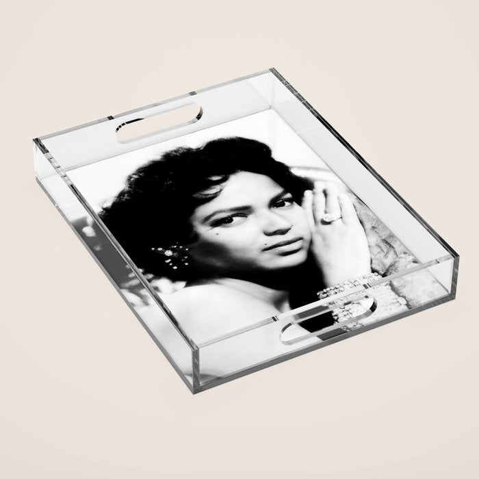 Dorothy Dandridge. Acrylic Tray Gallery Image 1