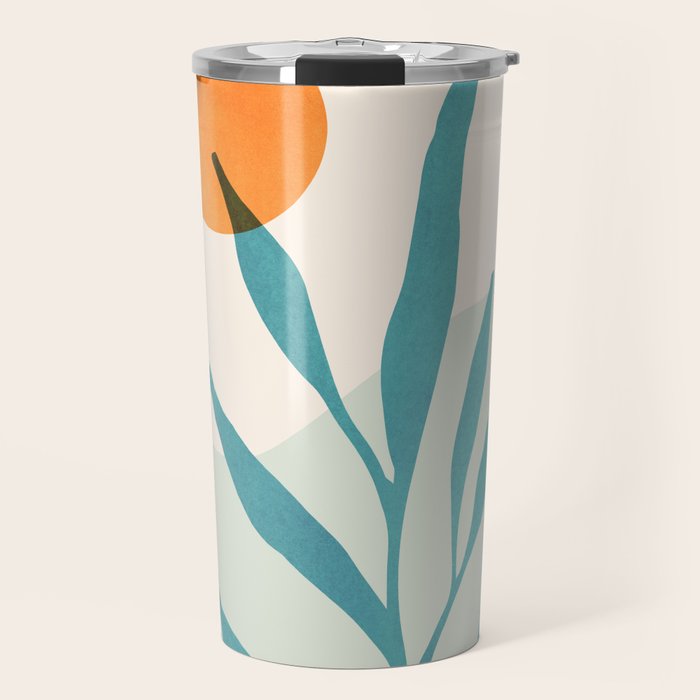 Sage Sunset Scene Travel Mug Gallery Image 1