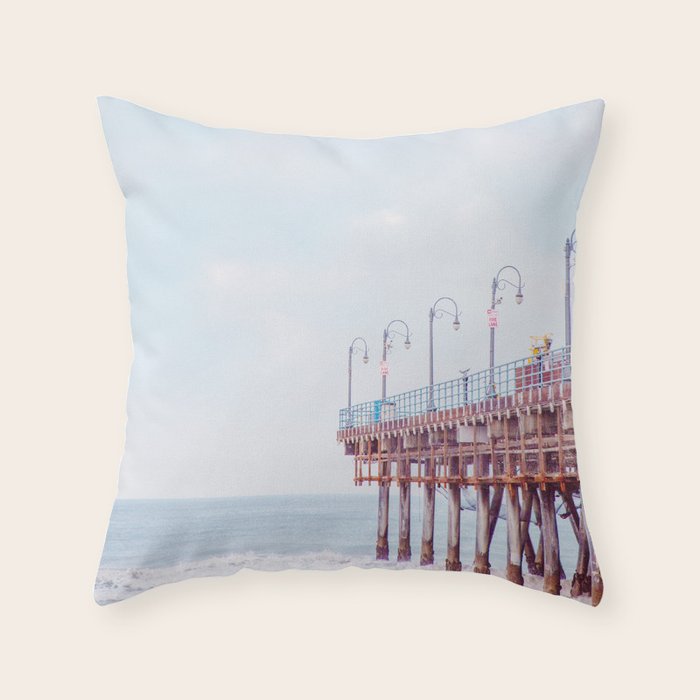 Santa Monica California Throw Pillow Gallery Image 6
