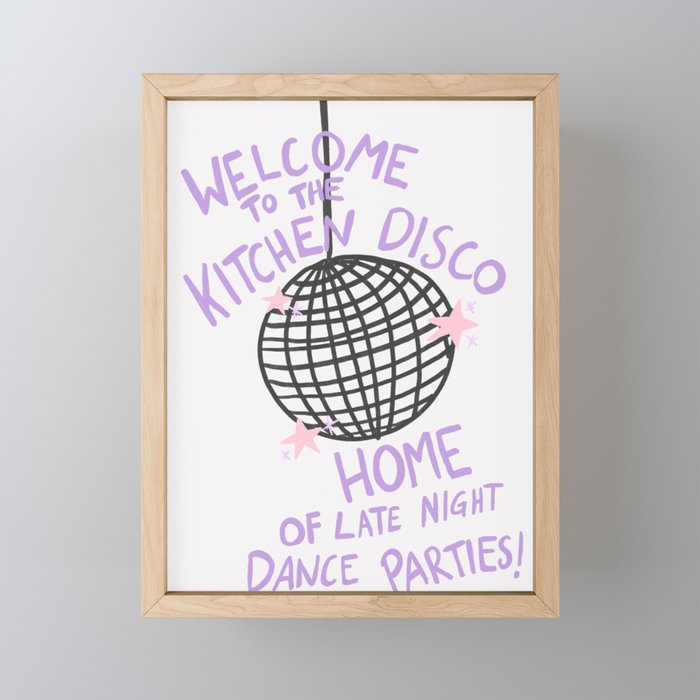 Kitchen Disco Mini Art Print Gallery Image 1