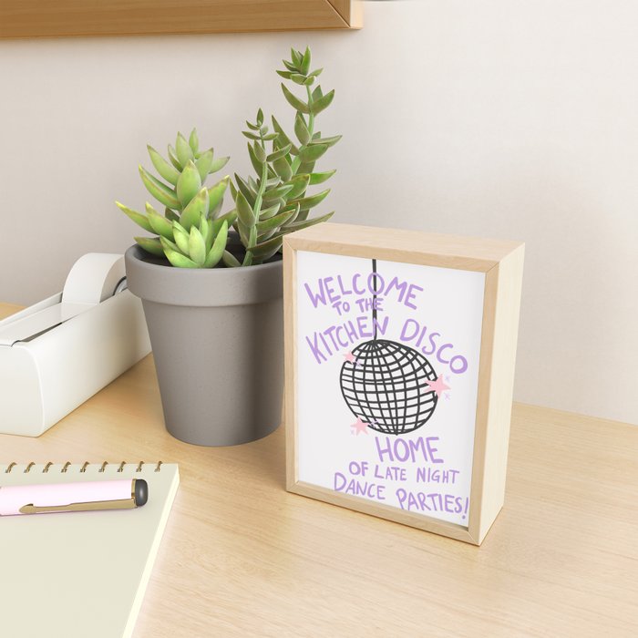 Kitchen Disco Mini Art Print Gallery Image 2
