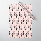 Mid Century Meow Retro Atomic Cats ©studioxtine Wrapping Paper Gallery Image 1