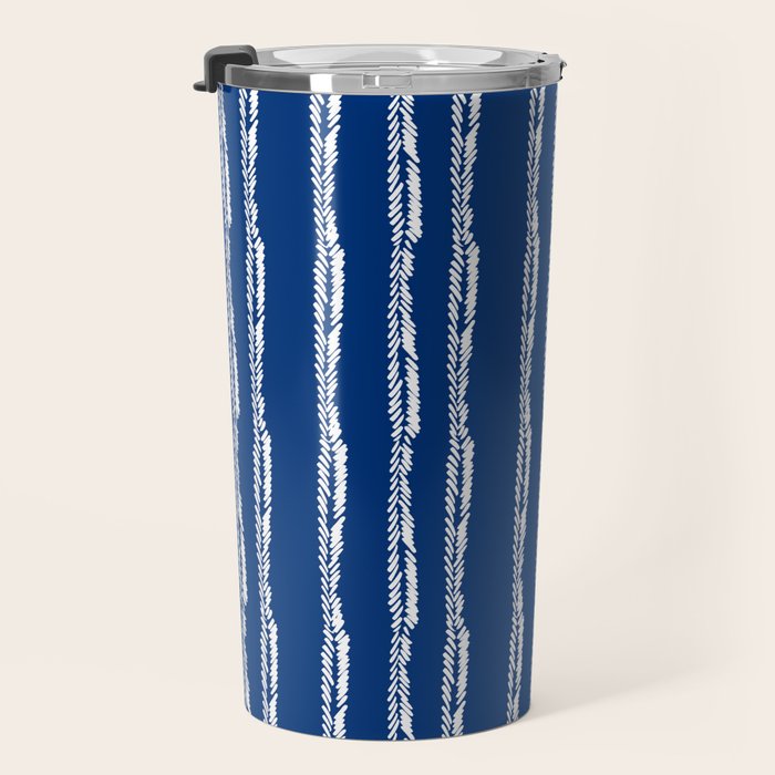 Nautical Herringbone II Travel Mug Gallery Image 3
