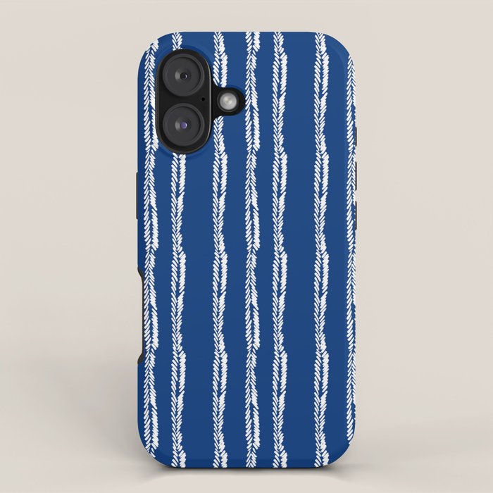 Nautical Herringbone II iPhone Case Gallery Image 1