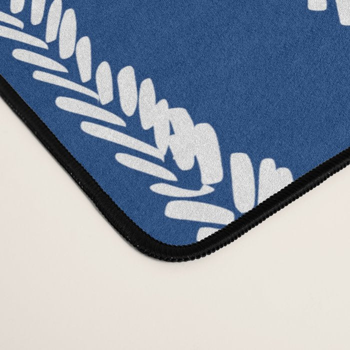 Nautical Herringbone II Desk Mat Gallery Image 4