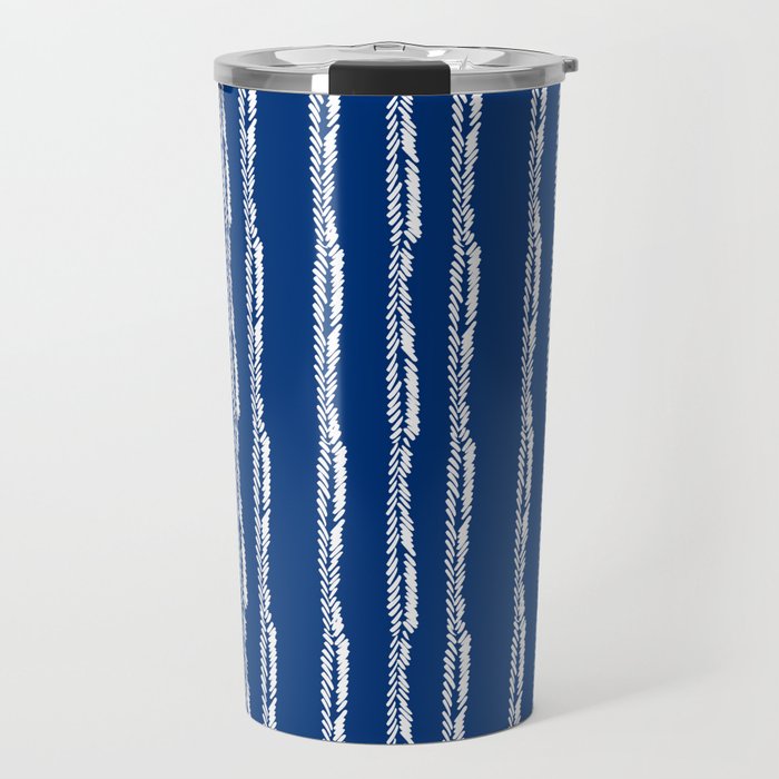 Nautical Herringbone II Travel Mug Gallery Image 1