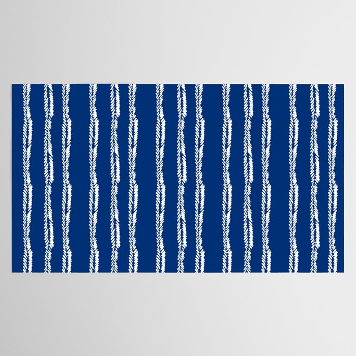 Nautical Herringbone II Tablecloth Gallery Image 2