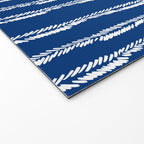 Nautical Herringbone II Welcome Mat Gallery Image 2
