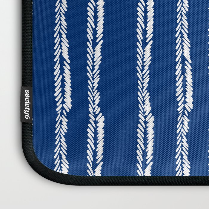 Nautical Herringbone II Laptop Sleeve Gallery Image 3