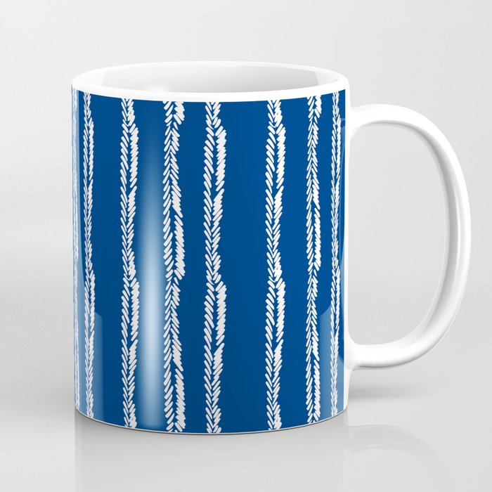 Nautical Herringbone II Coffee Mug Gallery Image 1