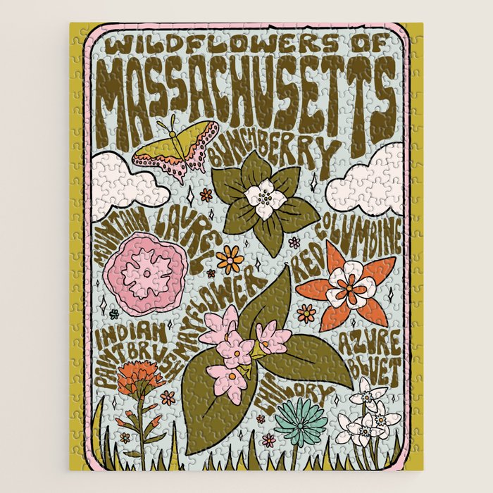 Massachusetts Wildflowers Jigsaw Puzzle Gallery Image 1