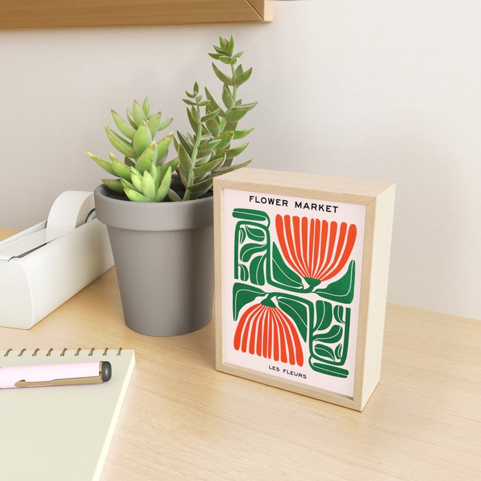 Pippin & Ferns: Les Fleurs | Flower Market 01 Mini Art Print Gallery Image 2