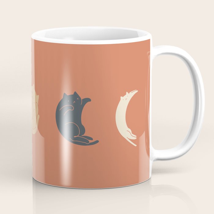 Cat Landscape 61: Meow Phases 2 Coffee Mug Gallery Image 1
