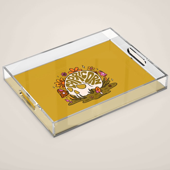 Capricorn Skull Acrylic Tray Gallery Image 1