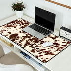Textured Speckled Cow Desk Mat Gallery Image 2