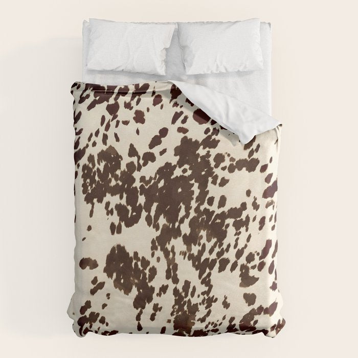 Textured Speckled Cow Duvet Cover Gallery Image 6