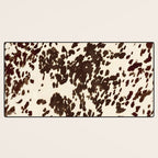 Textured Speckled Cow Desk Mat Gallery Image 3