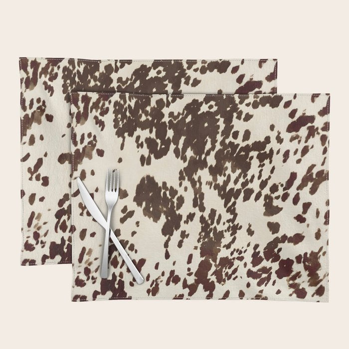 Textured Speckled Cow Placemat Gallery Image 1
