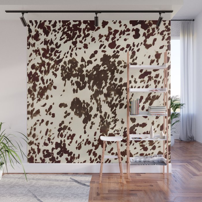 Textured Speckled Cow Wall Mural Gallery Image 1