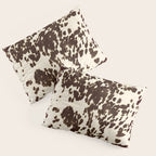 Textured Speckled Cow Pillow Sham Gallery Image 3