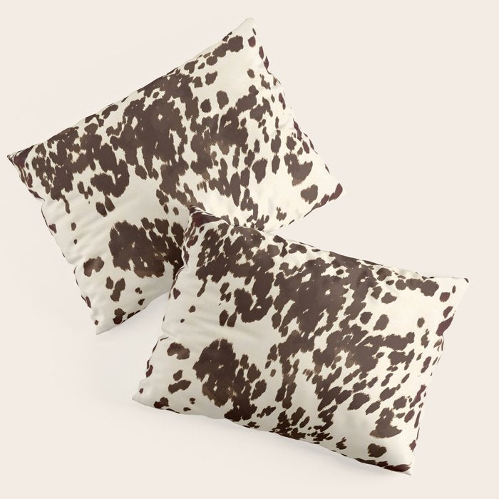 Textured Speckled Cow Pillow Sham Gallery Image 3