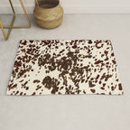 Textured Speckled Cow Rug Gallery Image 1