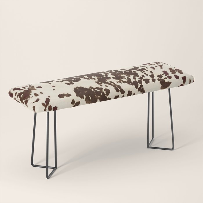 Textured Speckled Cow Bench Gallery Image 1