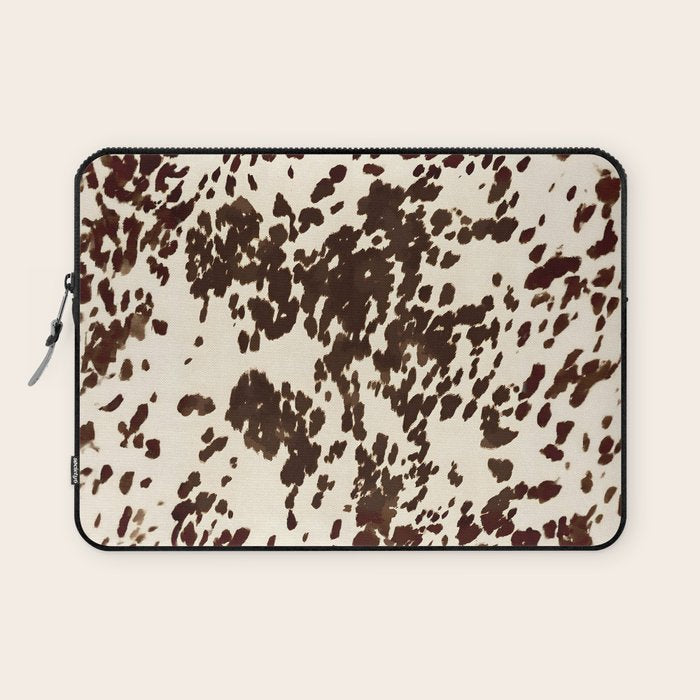 Textured Speckled Cow Laptop Sleeve Gallery Image 1
