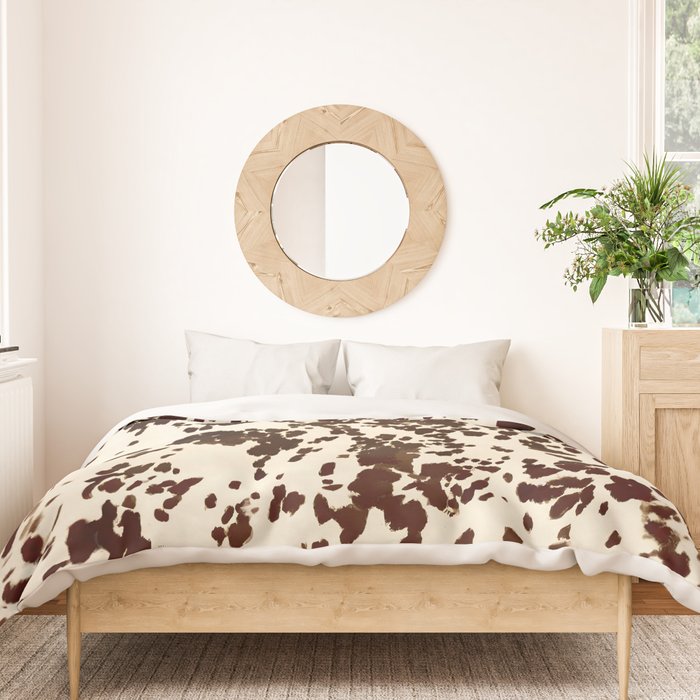 Textured Speckled Cow Duvet Cover Gallery Image 3