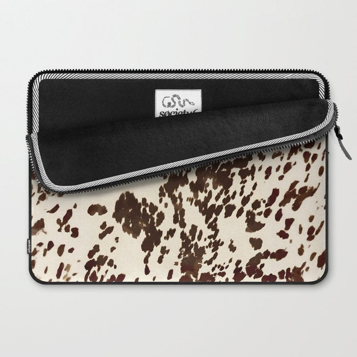 Textured Speckled Cow Laptop Sleeve Gallery Image 2