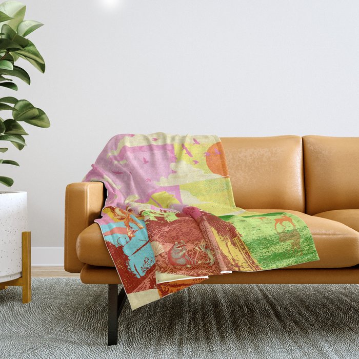 LIVING NATURE Throw Blanket Gallery Image 1