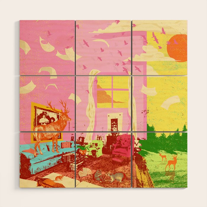 LIVING NATURE Wood Wall Art Gallery Image 1