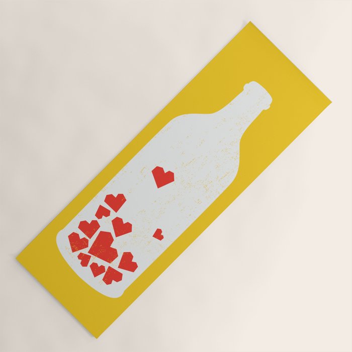 Message in a bottle Yoga Mat Gallery Image 1
