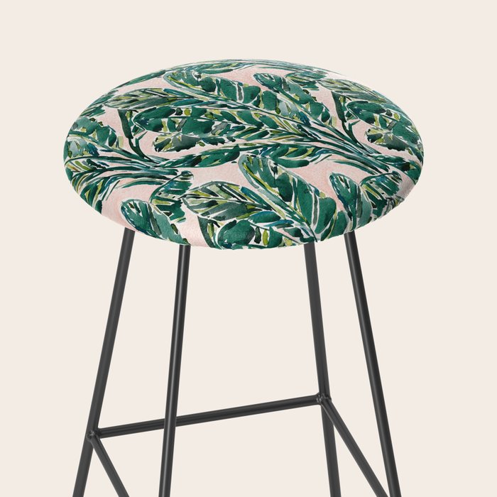 BIG FEELINGS Banana Leaf Tropical Stool Gallery Image 2