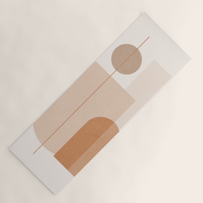 Minimal Geometric Shapes 9 Yoga Mat Gallery Image 1