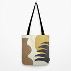 Mediterranean Abstract - Gold Brown Tote Bag Gallery Image 2