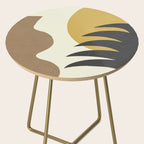 Mediterranean Abstract - Gold Brown Side Table Gallery Image 2