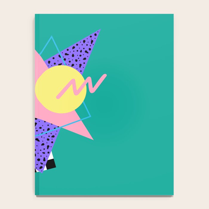Memphis pattern 120 - 80s / 90s Retro Notebook Gallery Image 4