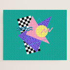 Memphis pattern 120 - 80s / 90s Retro Jigsaw Puzzle Gallery Image 1