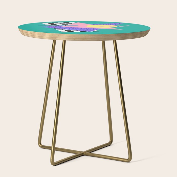 Memphis pattern 120 - 80s / 90s Retro Side Table Gallery Image 1