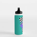 Memphis pattern 120 - 80s / 90s Retro Water Bottle Gallery Image 3