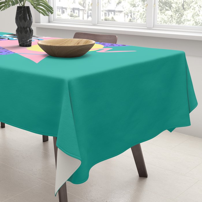 Memphis pattern 120 - 80s / 90s Retro Tablecloth Gallery Image 3