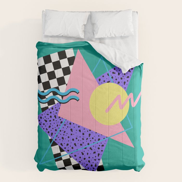 Memphis pattern 120 - 80s / 90s Retro Comforter Gallery Image 1