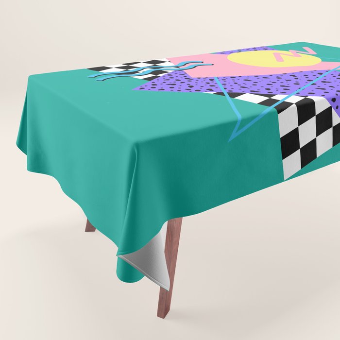 Memphis pattern 120 - 80s / 90s Retro Tablecloth Gallery Image 1