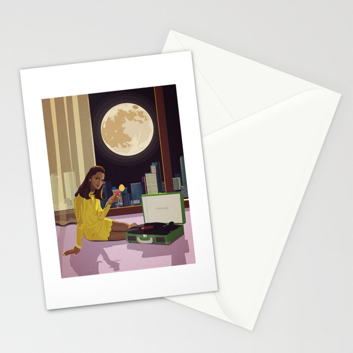 Moonlight Tunes Stationery Card Gallery Image 2
