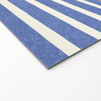 Beach Horizon Lines orange blue Welcome Mat Gallery Image 2