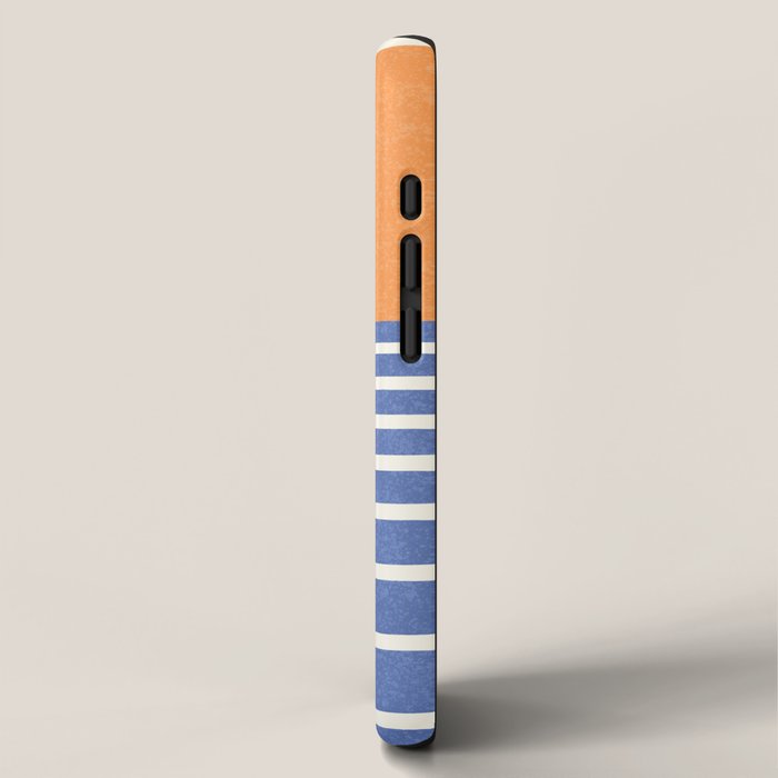 Beach Horizon Lines orange blue iPhone Case Gallery Image 2