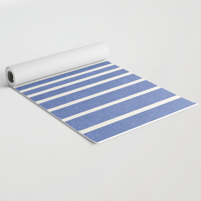 Beach Horizon Lines orange blue Yoga Mat Gallery Image 2