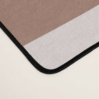 Mid Century Modern Abstract Piquet Retro Pattern in Mocha Brown Latte Desk Mat Gallery Image 4